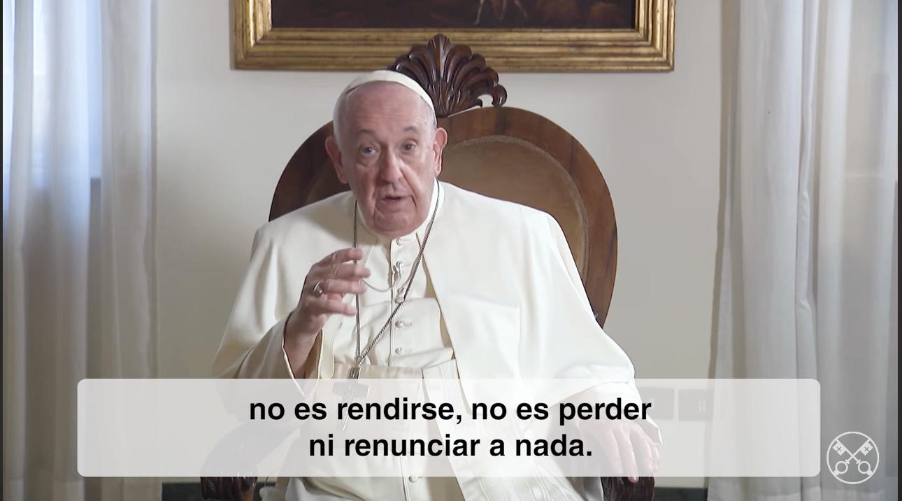 El Papa clama por una cultura de paz: No a la violencia, a la guerra y ...