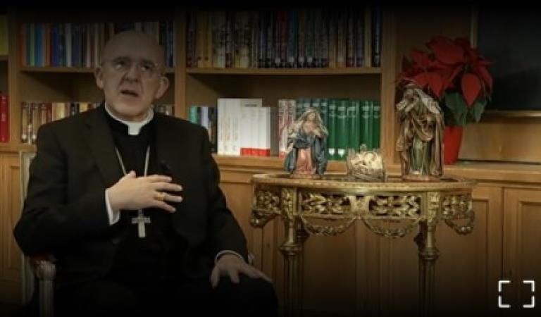 NUESTRO CARDENAL CARLOS OSORO NOS FELICITA LA NAVIDAD