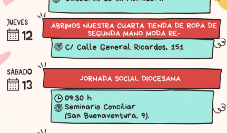 AGENDA semanal 8 nov