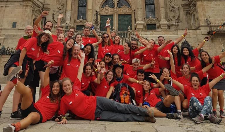 jóvenes-camino-Santiago-juntos-cáritas