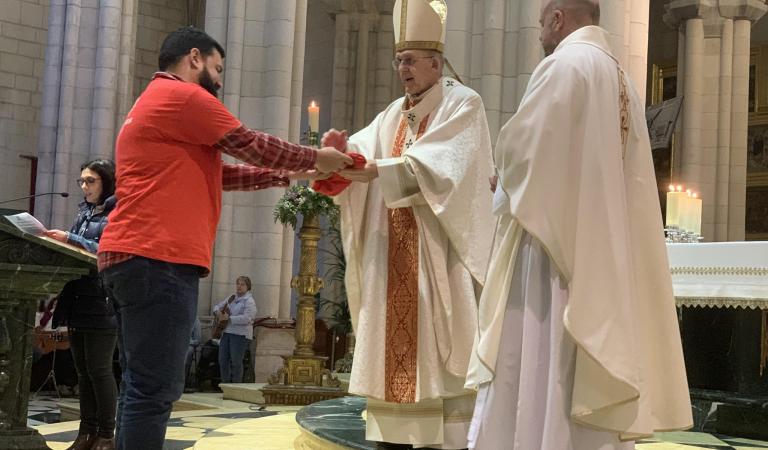 cardenal osoro con Cáritas Madrid