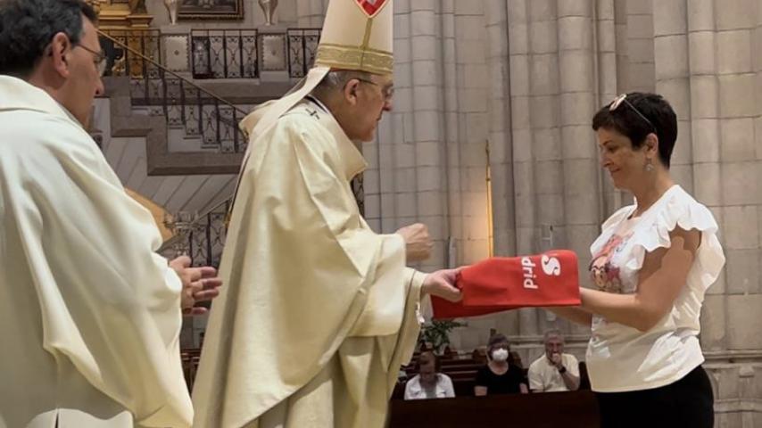 cardenal osoro con Cáritas Madrid-euaristia-dia-caridad