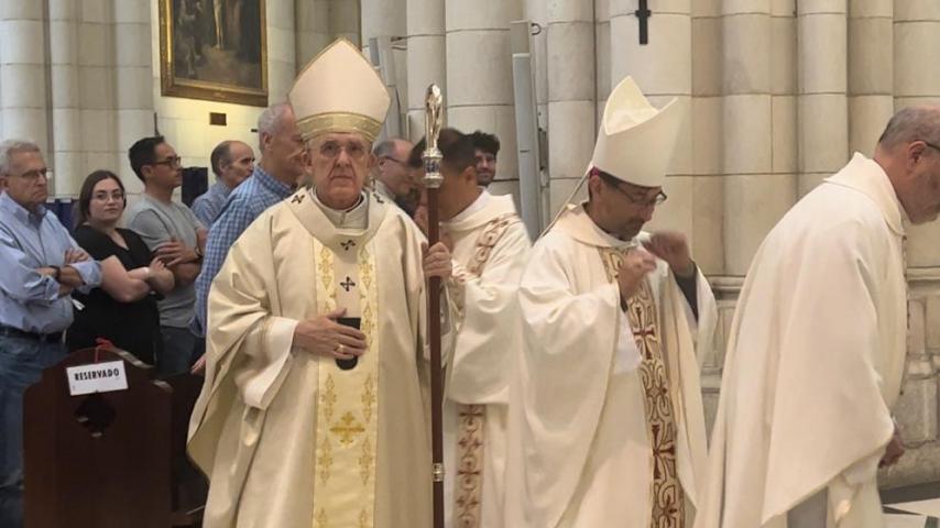 cardenal osoro con Cáritas Madrid